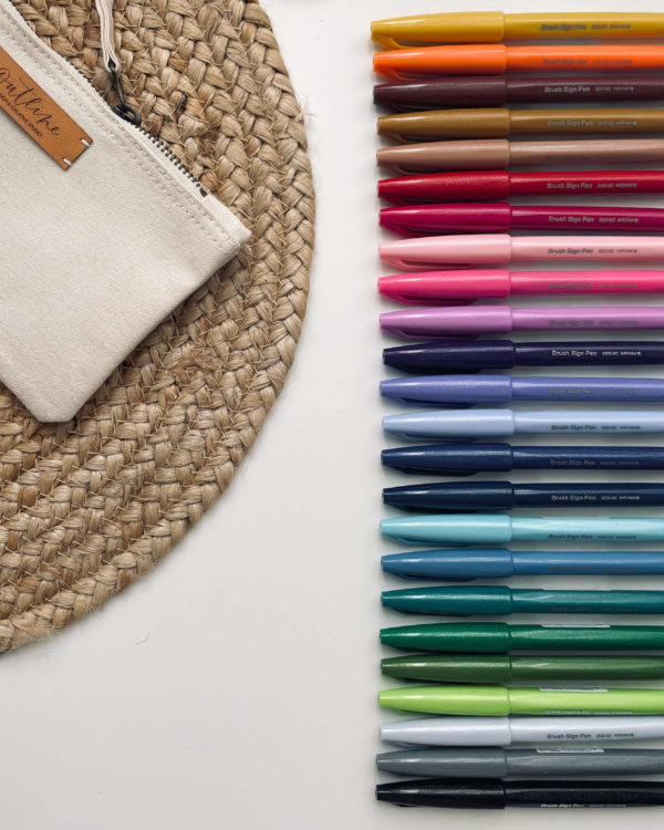 Pentel Touch Sign Pen ecsetfilc