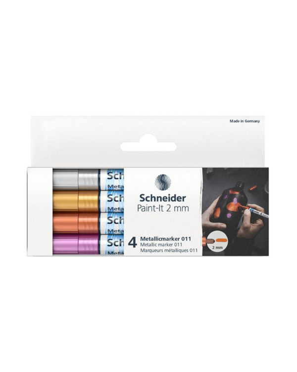 SCHNEIDER Paint-It 010 metálfényű marker készlet - Image 2