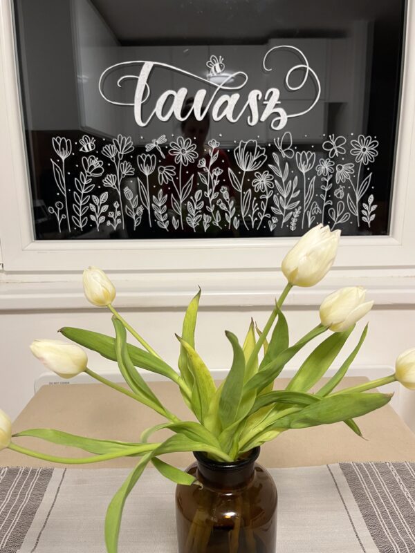 Tavasz - ablakrajz sablon - Image 4